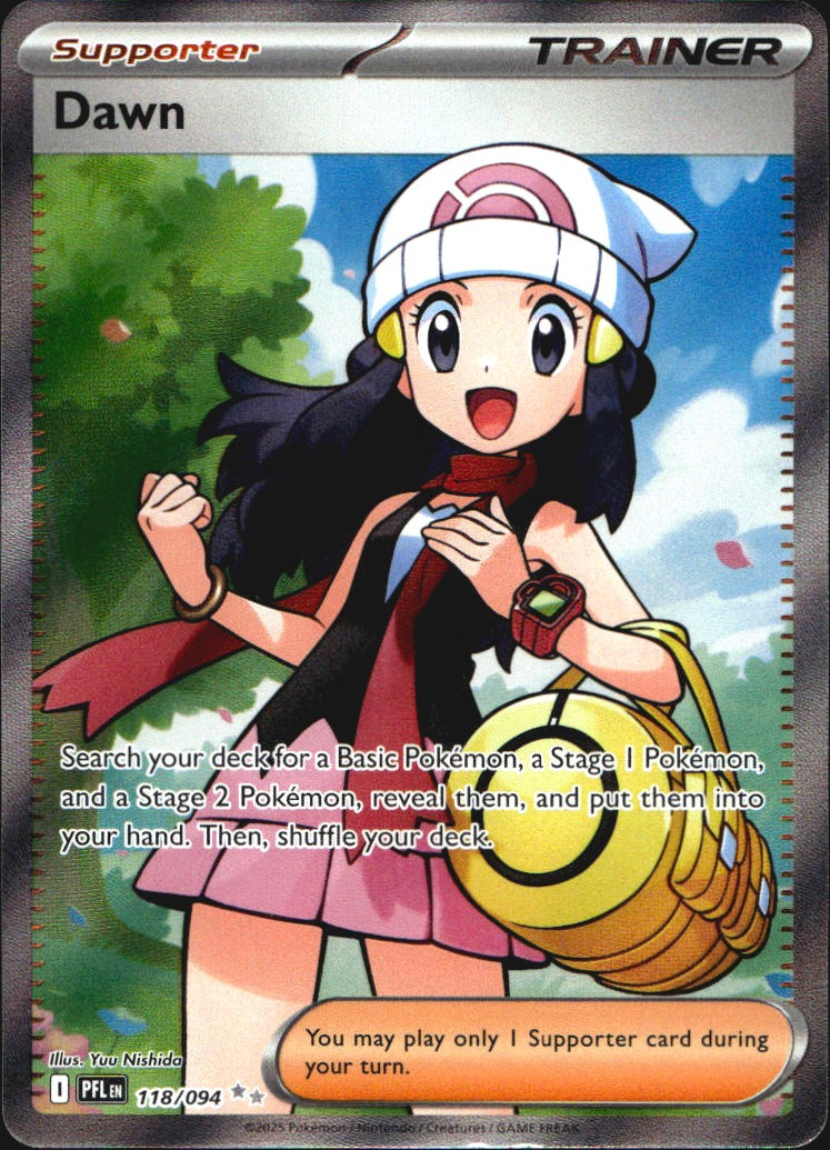 Dawn 118/094 Ultra Rare Phantasmal Flames Pokemon Near Mint
