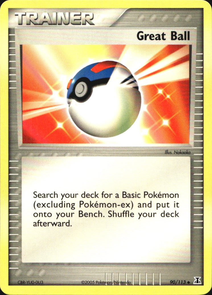 Great Ball 90/113 Uncommon Delta Species Pokemon Near Mint