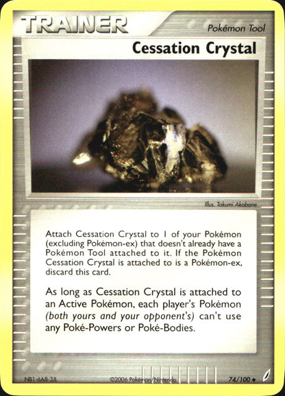 Cessation Crystal 74/100 Uncommon Crystal Guardians Pokemon Near Mint