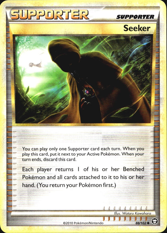 Seeker 88/102 Uncommon HGSS Triumphant Pokemon Near Mint