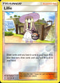 Lillie 122/149 Uncommon Sun & Moon Pokemon Reverse Holo Near Mint