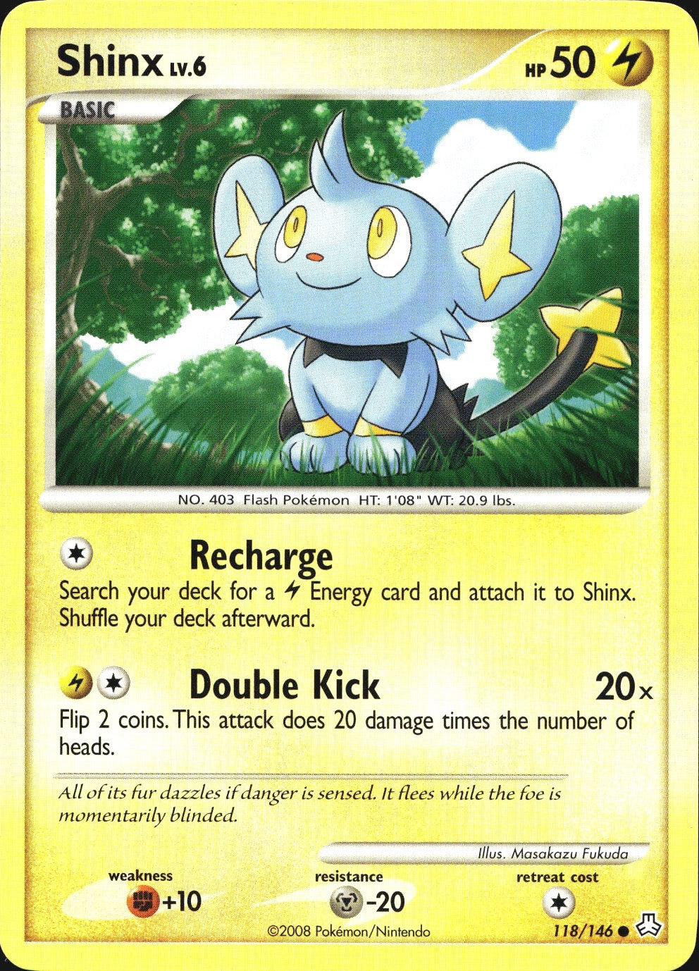 Shinx 118/146 Common Legends Awakened Pokemon Near Mint