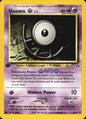 Unown [U] 51/75 Uncommon Neo Discovery Pokemon 1st Edition Near Mint