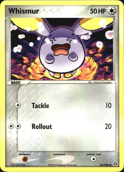 Whismur 73/106 Common Emerald Pokemon Near Mint