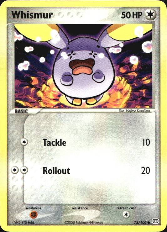 Whismur 73/106 Common Emerald Pokemon Near Mint