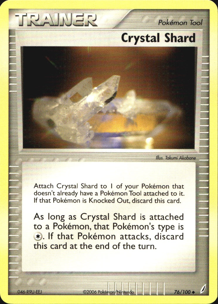 Crystal Shard 76/100 Uncommon Crystal Guardians Pokemon Near Mint