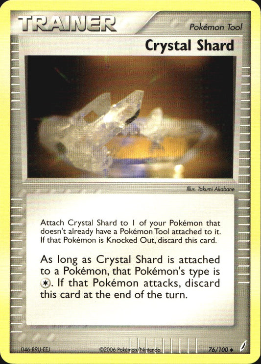 Crystal Shard 76/100 Uncommon Crystal Guardians Pokemon Near Mint
