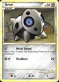 Aron 42/90 Common HGSS Undaunted Pokemon Near Mint