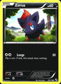 Zorua 70/114 Common Black & White Pokemon Near Mint