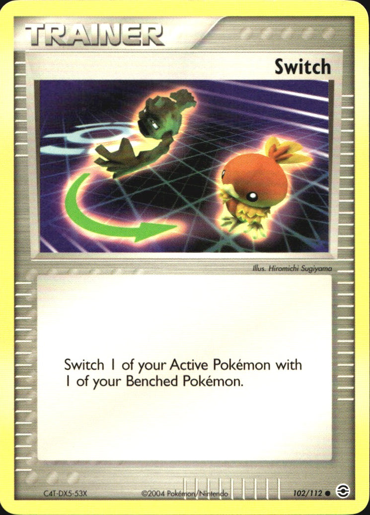 Switch 102/112 Common FireRed & LeafGreen Pokemon Near Mint