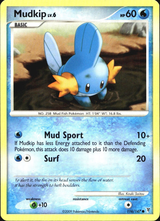 Mudkip 116/147 Common Supreme Victors Pokemon Near Mint