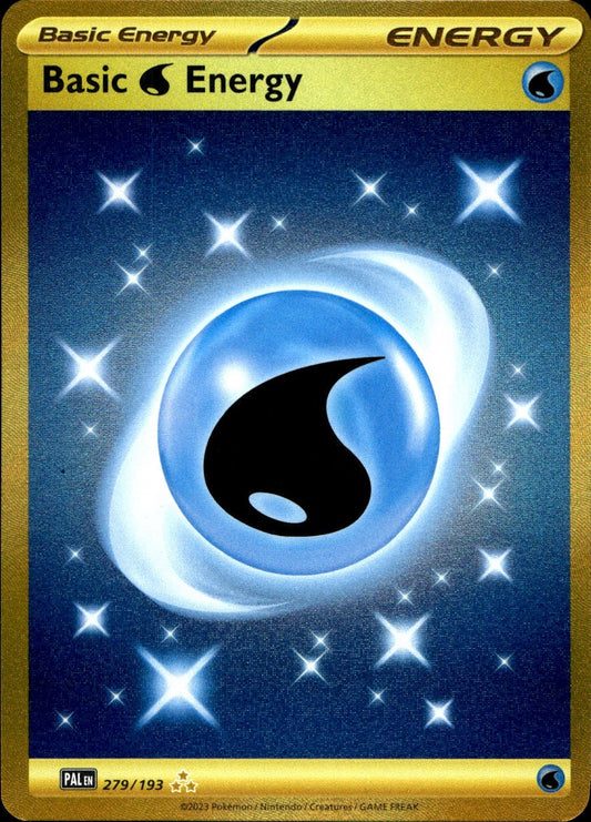 Basic Water Energy 279/193 Hyper Rare Paldea Evolved Pokemon Near Mint