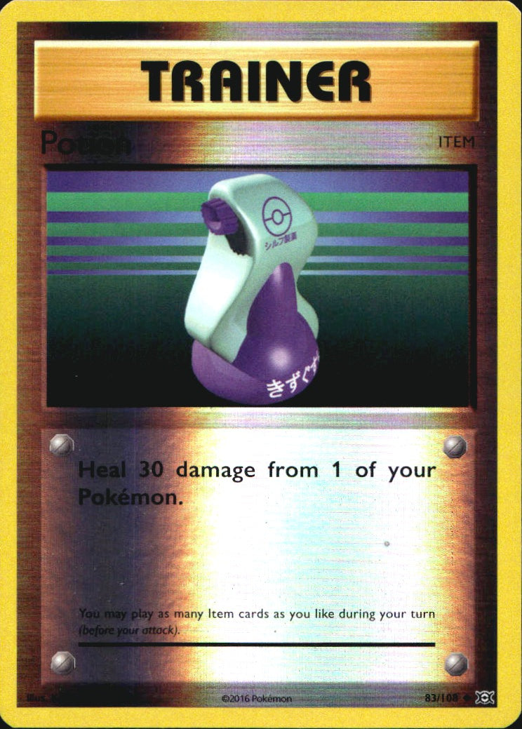 Potion 83/108 Uncommon Evolutions Pokemon Reverse Holo Near Mint