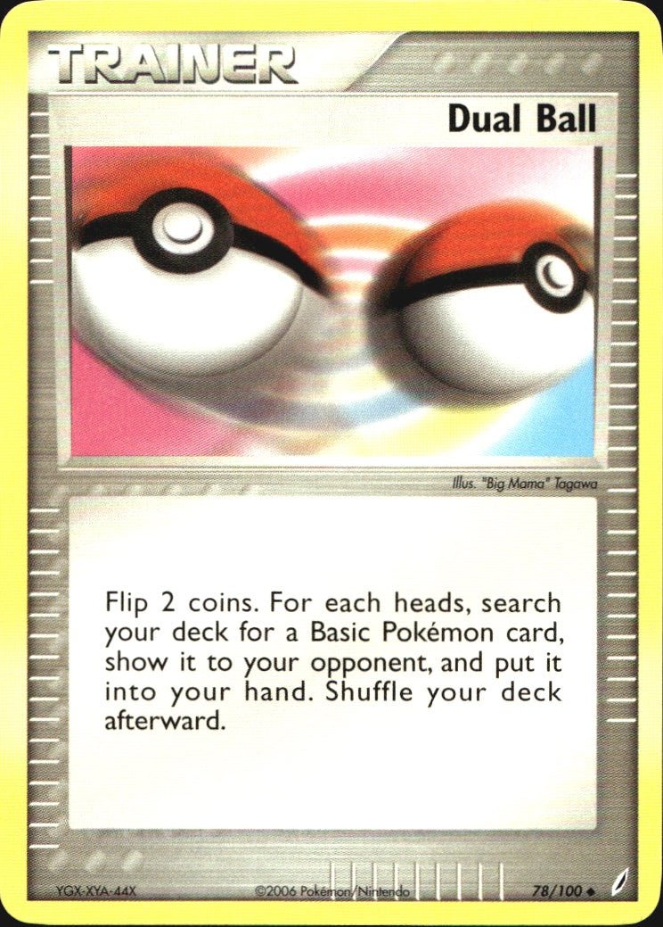 Dual Ball 78/100 Uncommon Crystal Guardians Pokemon Near Mint