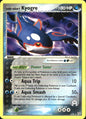 Team Aqua's Kyogre 3/95 Rare Team Magma vs Team Aqua Pokemon Near Mint