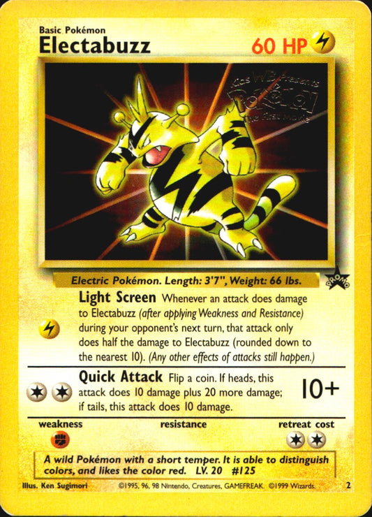 Electabuzz 2 Promo Wizards Black Star Promos Pokemon Lightly Played