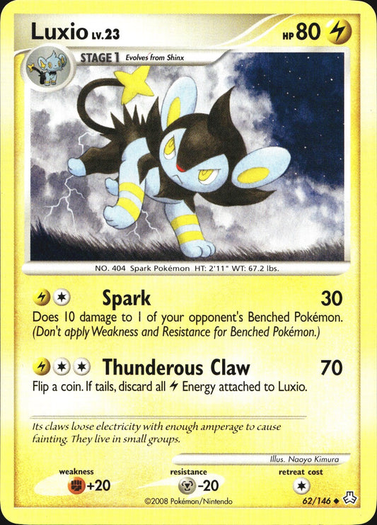 Luxio 62/146 Uncommon Legends Awakened Pokemon Near Mint