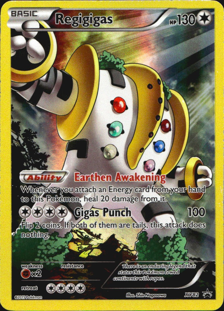 Regigigas XY82 Promo XY Black Star Promos Pokemon Near Mint