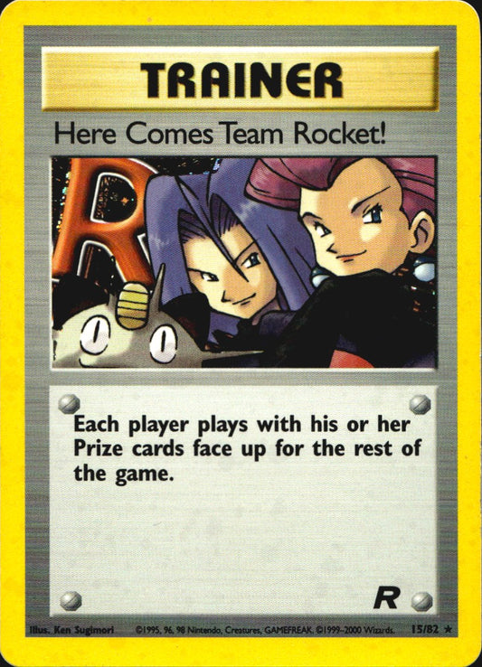 Here Comes Team Rocket! 71/82 Rare Team Rocket Pokemon Moderately Played