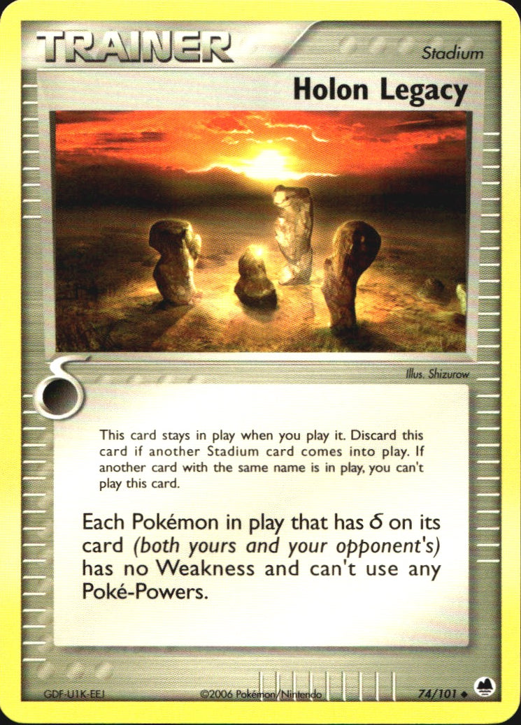 Holon Legacy 74/101 Uncommon Dragon Frontiers Pokemon Near Mint