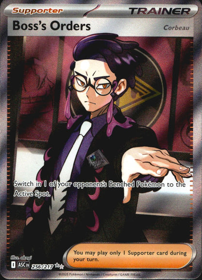 Boss's Orders [Corbeau] 256/217 Ultra Rare ME: Ascended Heroes Pokemon Near Mint