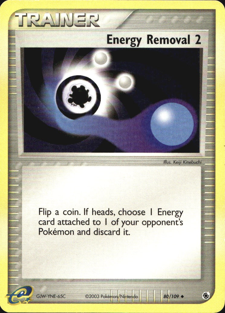 Energy Removal 2 80/109 Uncommon Ruby & Sapphire Pokemon Near Mint