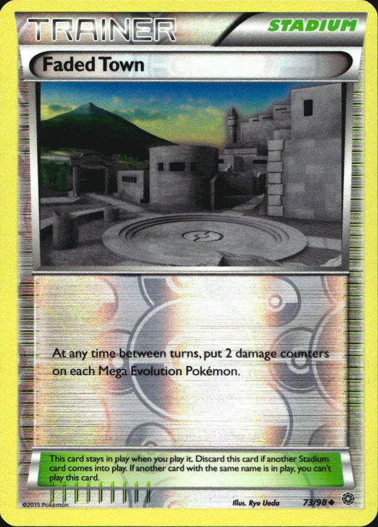 Faded Town 73/98 Uncommon Ancient Origins Pokemon Reverse Holo Near Mint