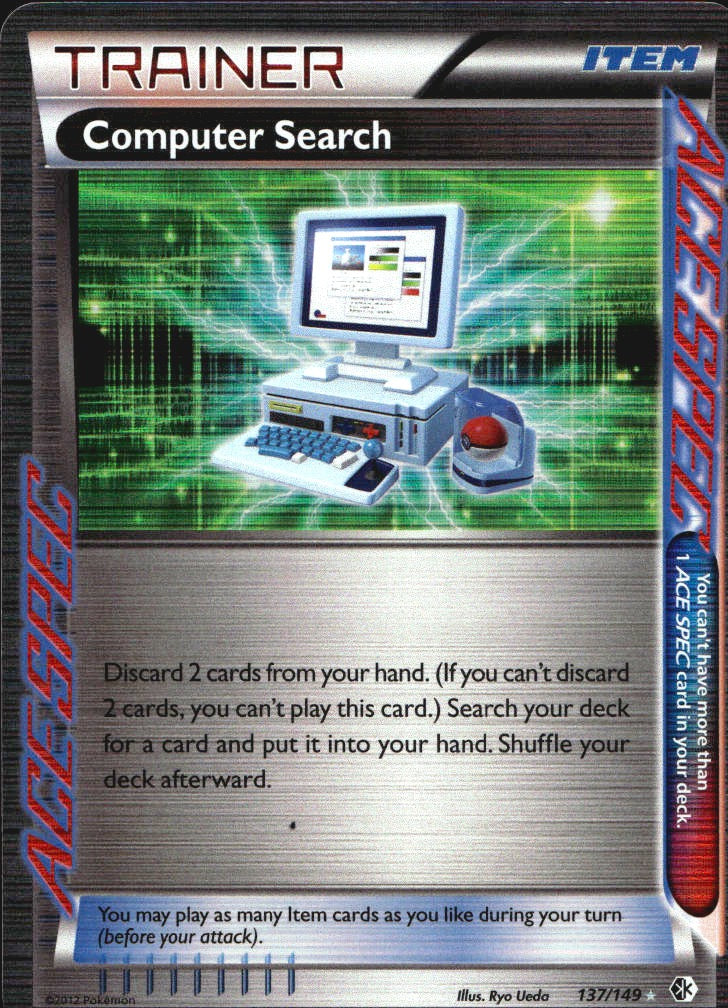 Computer Search 137/149 ACE Spec Rare Boundaries Crossed Pokemon Near Mint