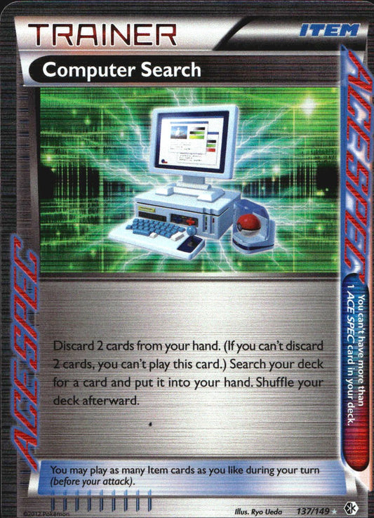 Computer Search 137/149 ACE Spec Rare Boundaries Crossed Pokemon Near Mint
