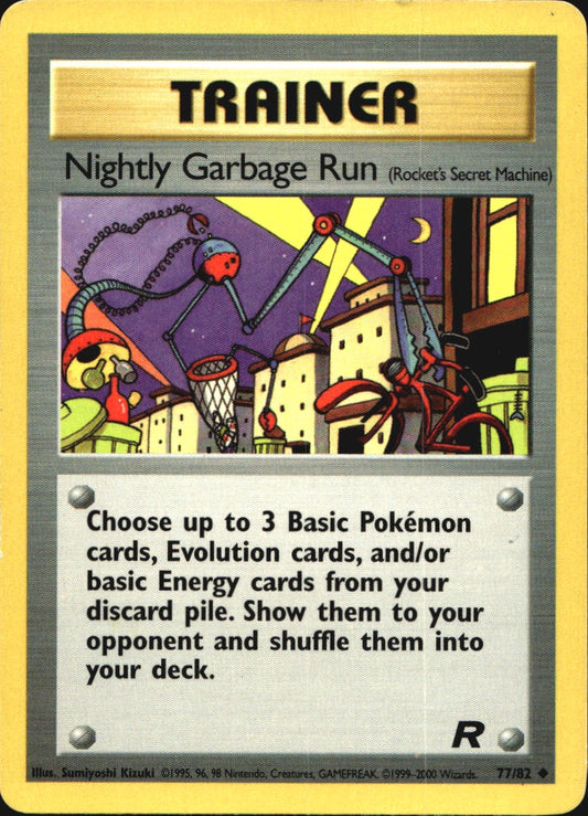 Nightly Garbage Run 77/82 Uncommon Team Rocket Pokemon Near Mint