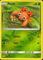 Paras 6/181 Common Team Up Pokemon Reverse Holo Near Mint