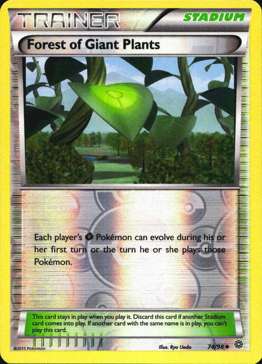 Forest of Giant Plants 74/98 Uncommon Ancient Origins Pokemon Reverse Holo NM