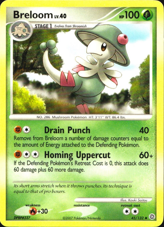 Breloom 45/132 Uncommon Secret Wonders Pokemon Near Mint