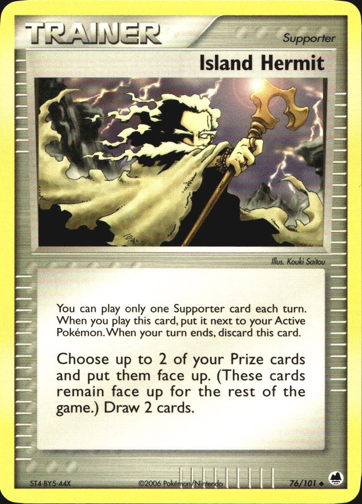 Island Hermit 76/101 Uncommon Dragon Frontiers Pokemon Near Mint