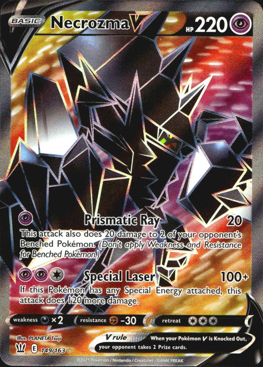 Necrozma V 149/163 Ultra Rare Battle Styles Near Mint