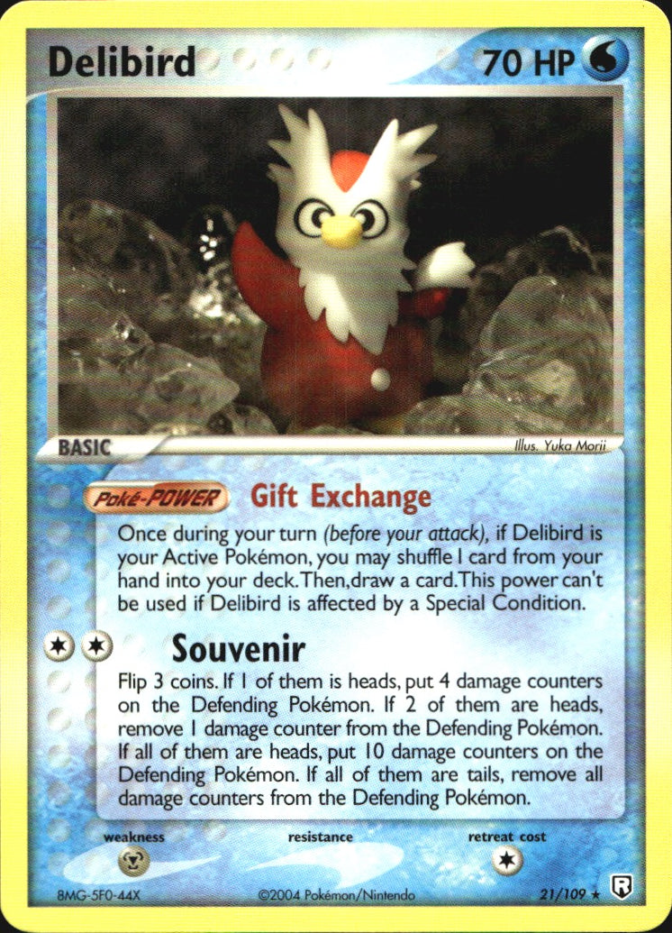 Delibird 21/109 Rare Team Rocket Returns Pokemon Near Mint