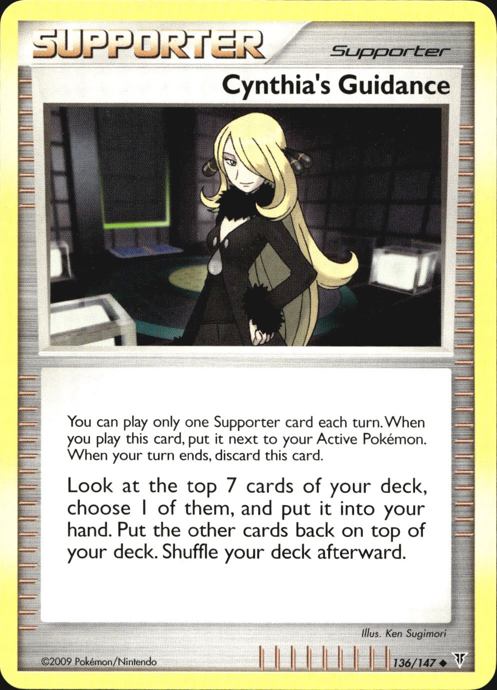 Cynthia's Guidance 136/147 Uncommon Supreme Victors Pokemon Near Mint