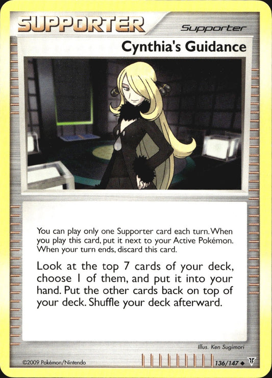 Cynthia's Guidance 136/147 Uncommon Supreme Victors Pokemon Near Mint