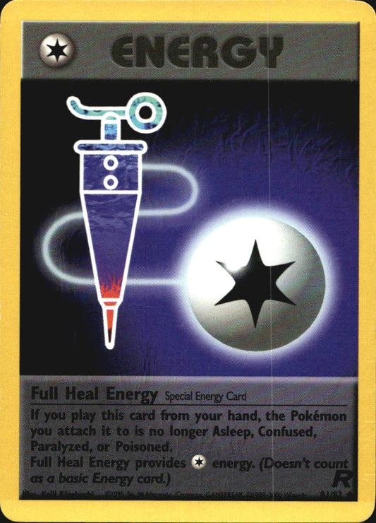 Full Heal Energy 81/82 Uncommon Team Rocket Pokemon Near Mint