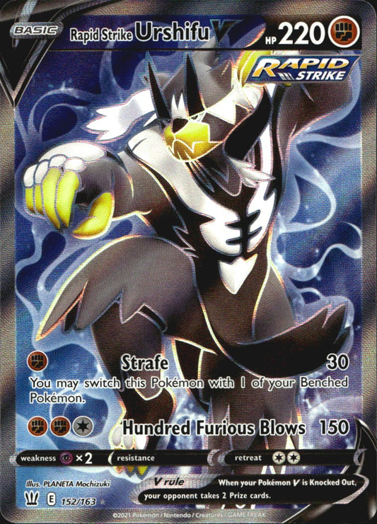 Rapid Strike Urshifu V 152/163 Ultra Rare Battle Styles Near Mint