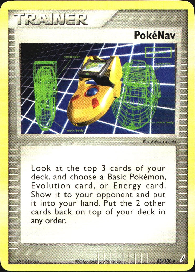 PokeNav 83/100 Uncommon Crystal Guardians Pokemon Near Mint
