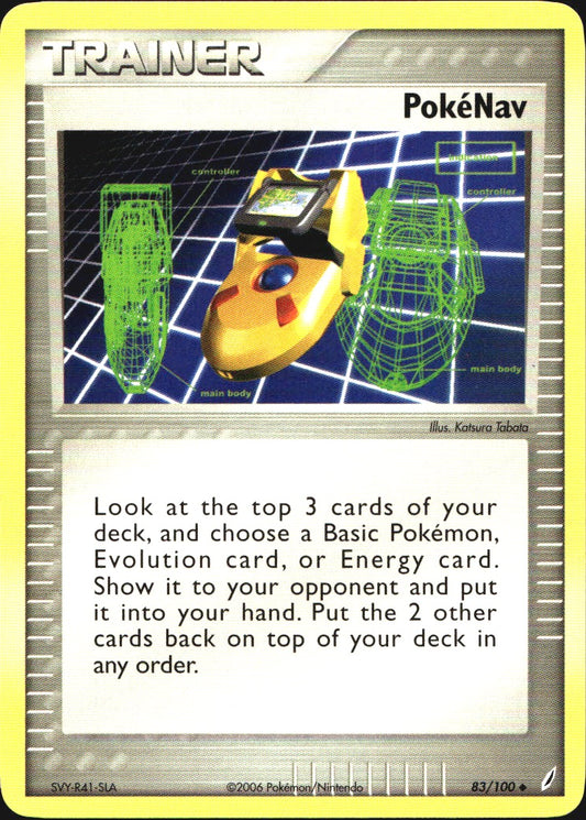 PokeNav 83/100 Uncommon Crystal Guardians Pokemon Near Mint