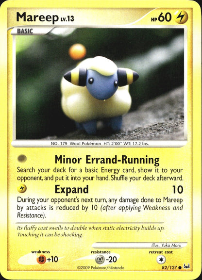 Mareep 82/127 Common Platinum Pokemon Near Mint