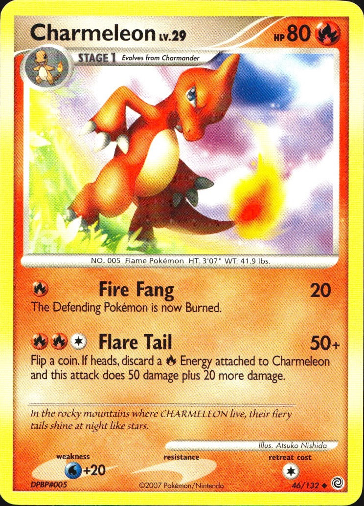 Charmeleon 46/132 Uncommon Secret Wonders Pokemon Near Mint