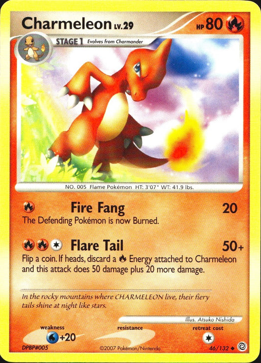Charmeleon 46/132 Uncommon Secret Wonders Pokemon Near Mint