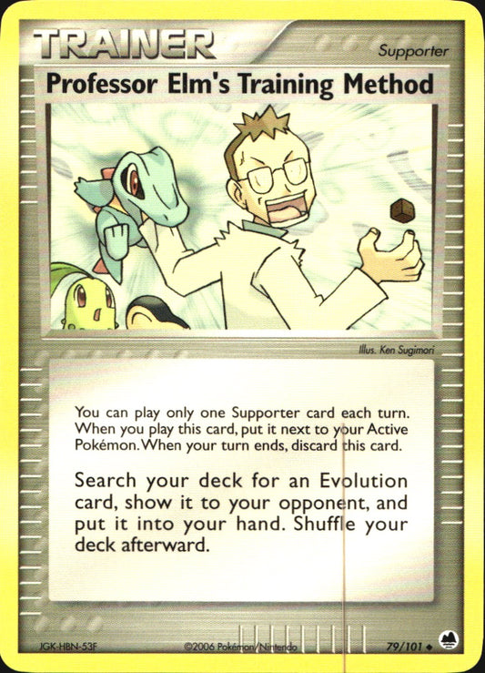 Professor Elm's Training Method 89/115 Uncommon Unseen Forces Pokemon Near Mint
