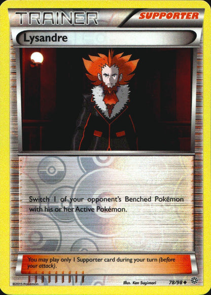 Lysandre 78/98 Uncommon Ancient Origins Pokemon Reverse Holo Near Mint