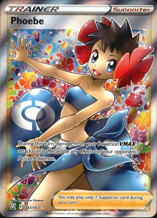 Phoebe 161/163 Ultra Rare Battle Styles Near Mint