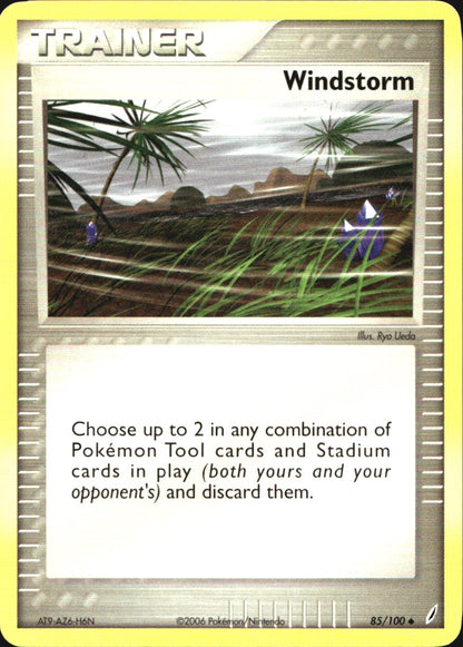 Windstorm 85/100 Uncommon Crystal Guardians Pokemon Near Mint