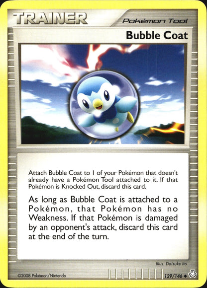 Bubble Coat 129/146 Uncommon Legends Awakened Pokemon Near Mint